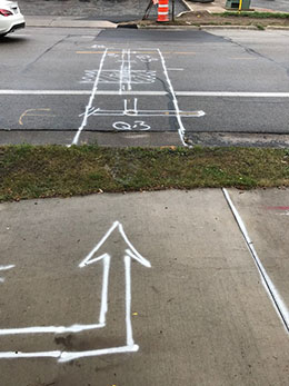 What do these pink markings mean? Every telephone pole on my street has  them. : r/whatisthisthing